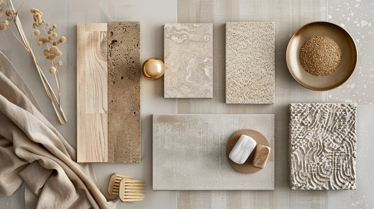 Concept design, material direction